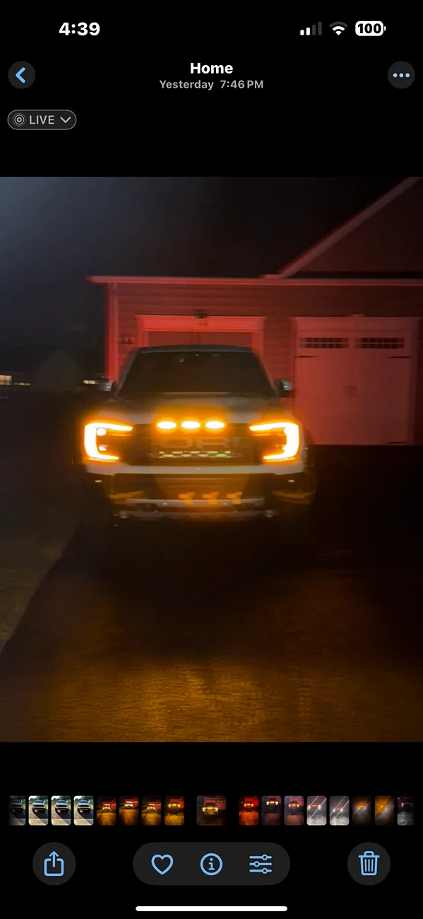 Ford Ranger Amber DRL IMG_4331