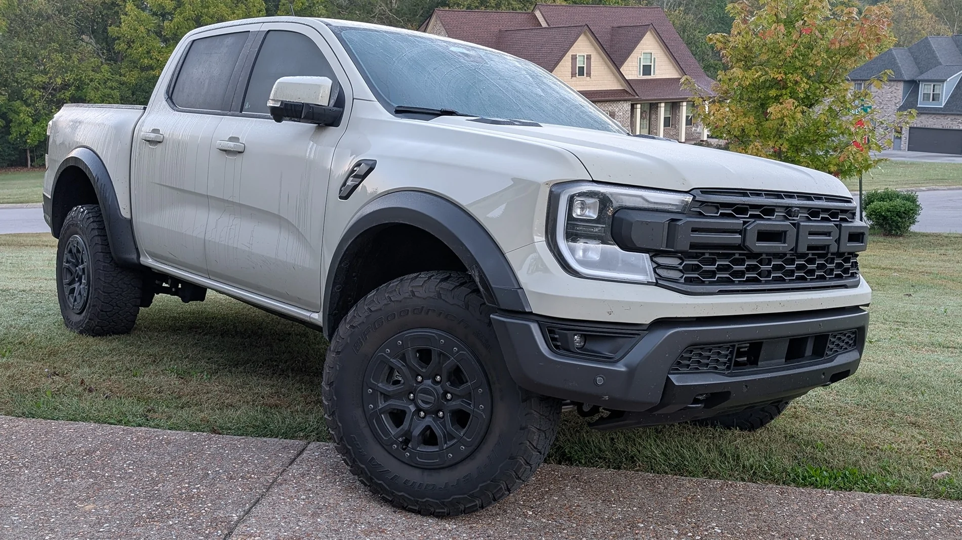 Ford Ranger Painted Fascia, Skid Plate, & Wheels, Removed Steps PXL_20251003_114647329