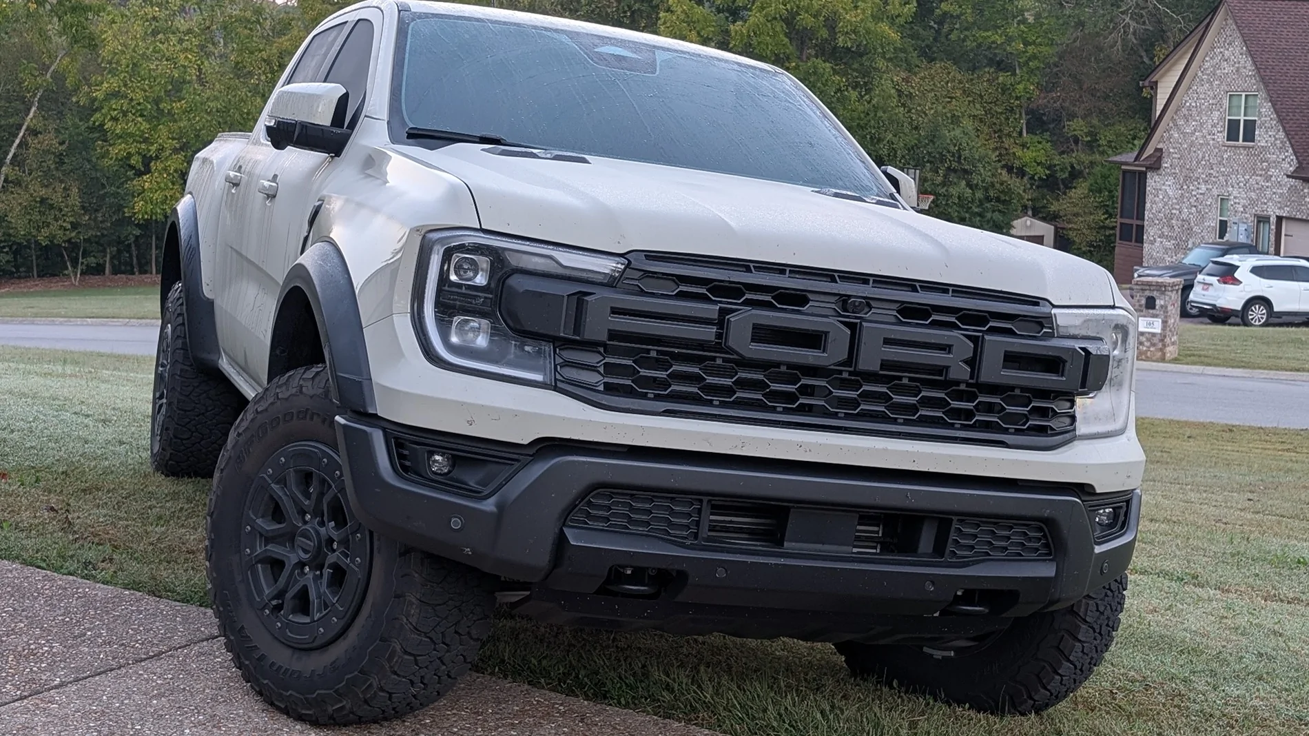 Ford Ranger Painted Fascia, Skid Plate, & Wheels, Removed Steps PXL_20251003_114657967