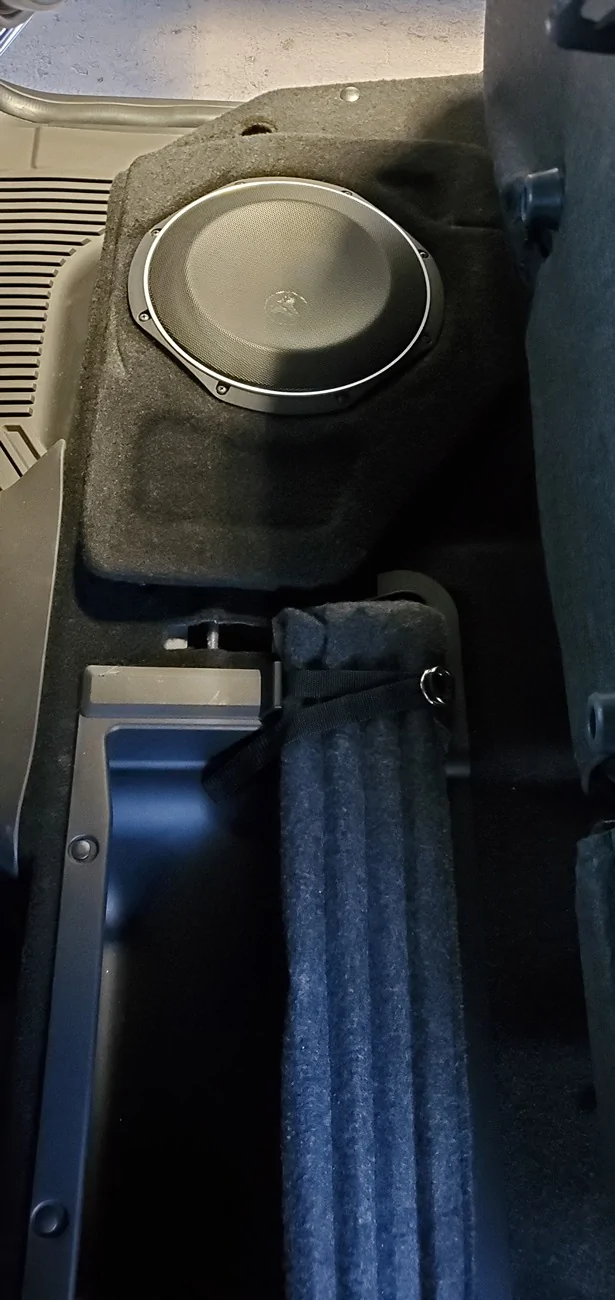 Ford Ranger Sub install behind rear seat! 20251008_063907