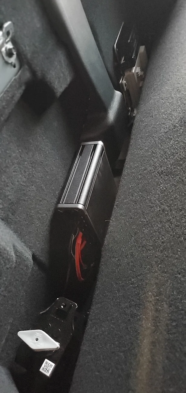 Ford Ranger Sub install behind rear seat! 20251008_064053