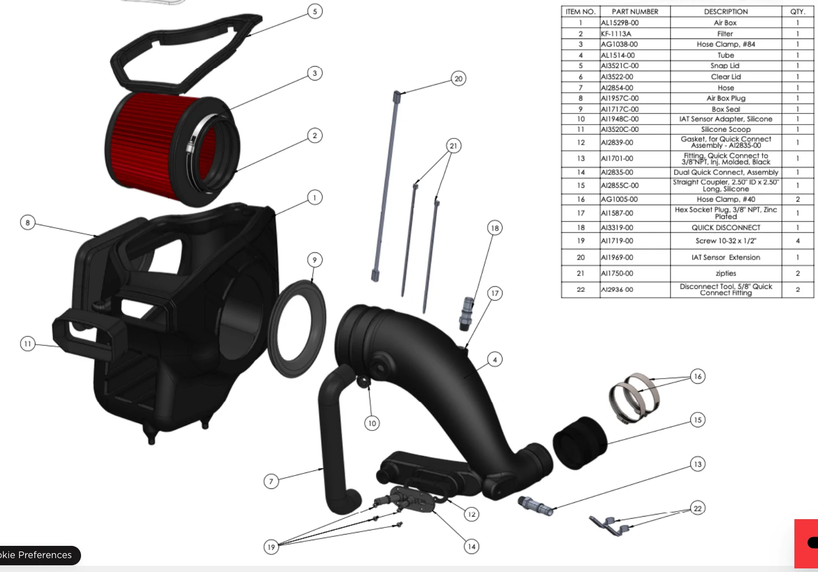 Ford Ranger 2025 MPC 2.3 Cold Air Intake IMG_0339