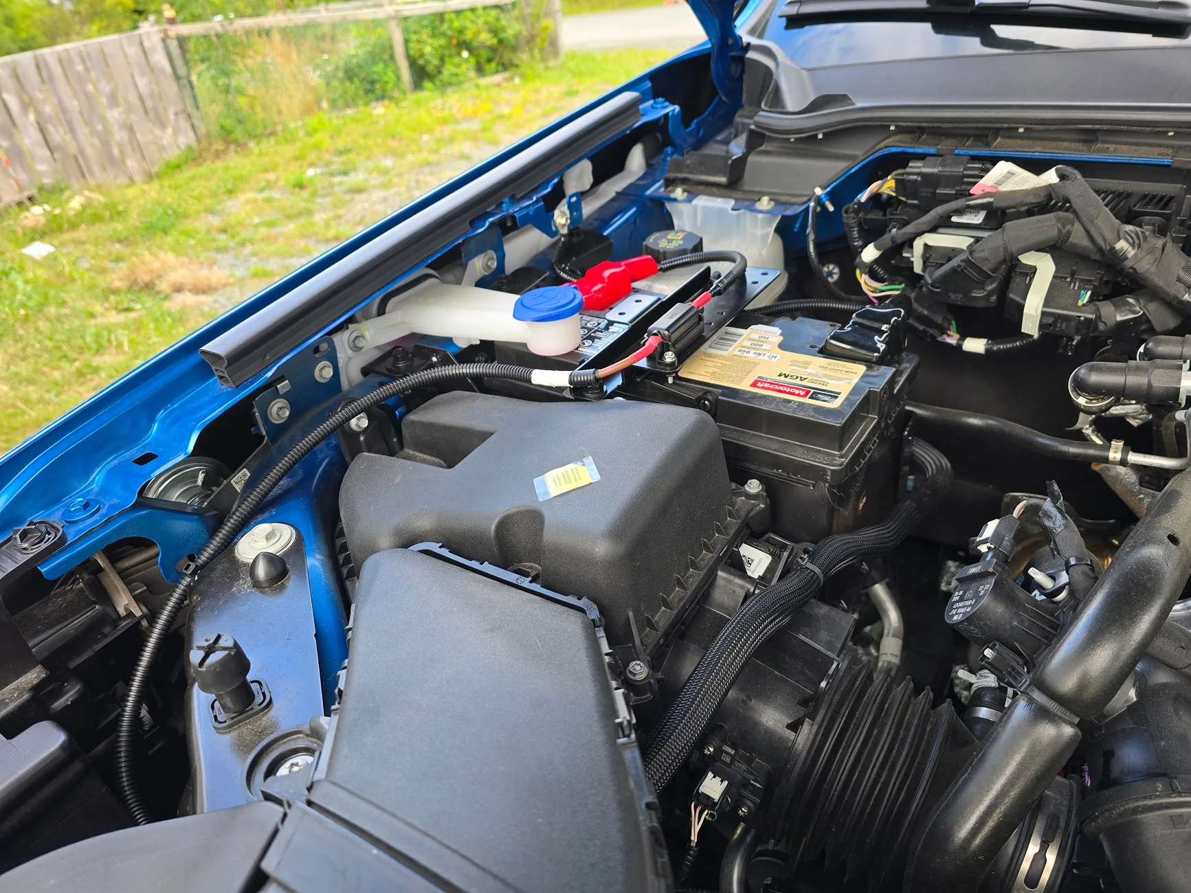 Ford Ranger Dual Battery - Under Bonnet/Hood 20250723_183137