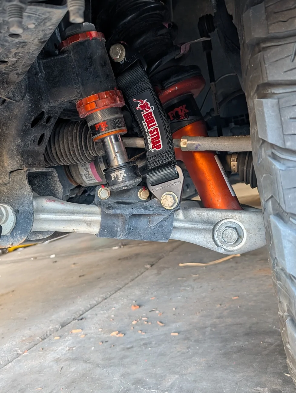 Ford Ranger GOAT Off-Road strut spacers installed PXL_20251012_154748168