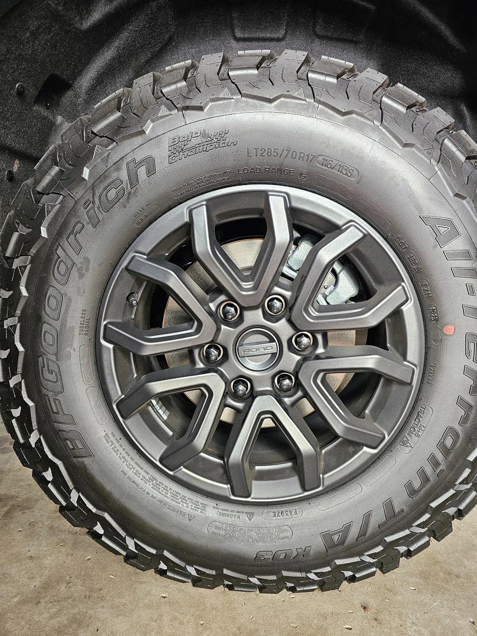 Ford Ranger Black Lug Nuts? 20250928_124633