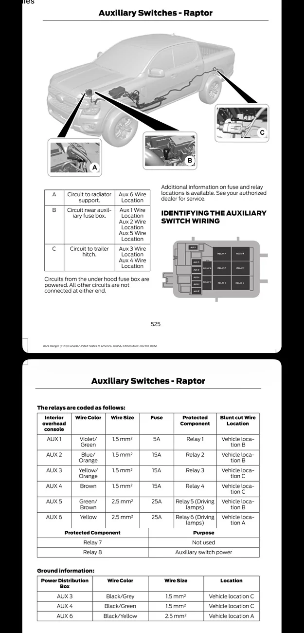 Ford Ranger Engine Bay Ground Points IMG_4748