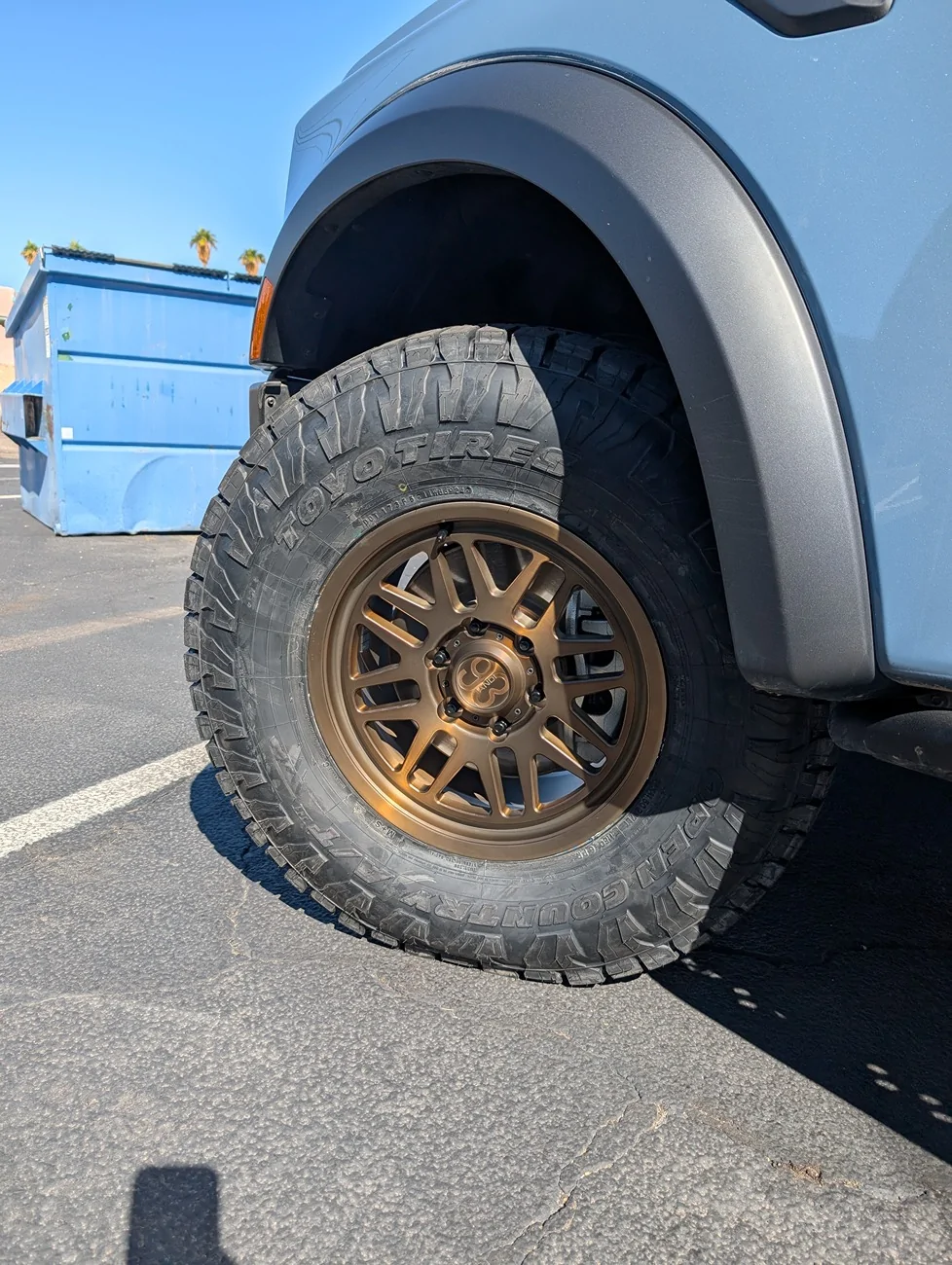 Ford Ranger GOAT Off-Road strut spacers installed PXL_20251015_182003948.MP