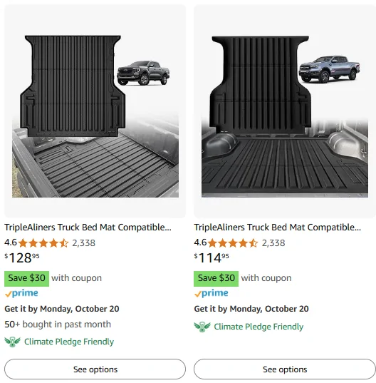 Ford Ranger $30 OFF TripleAliners Bed Mat + FREE Muslogy Gift for Ranger Owners! 1760583607142-dl