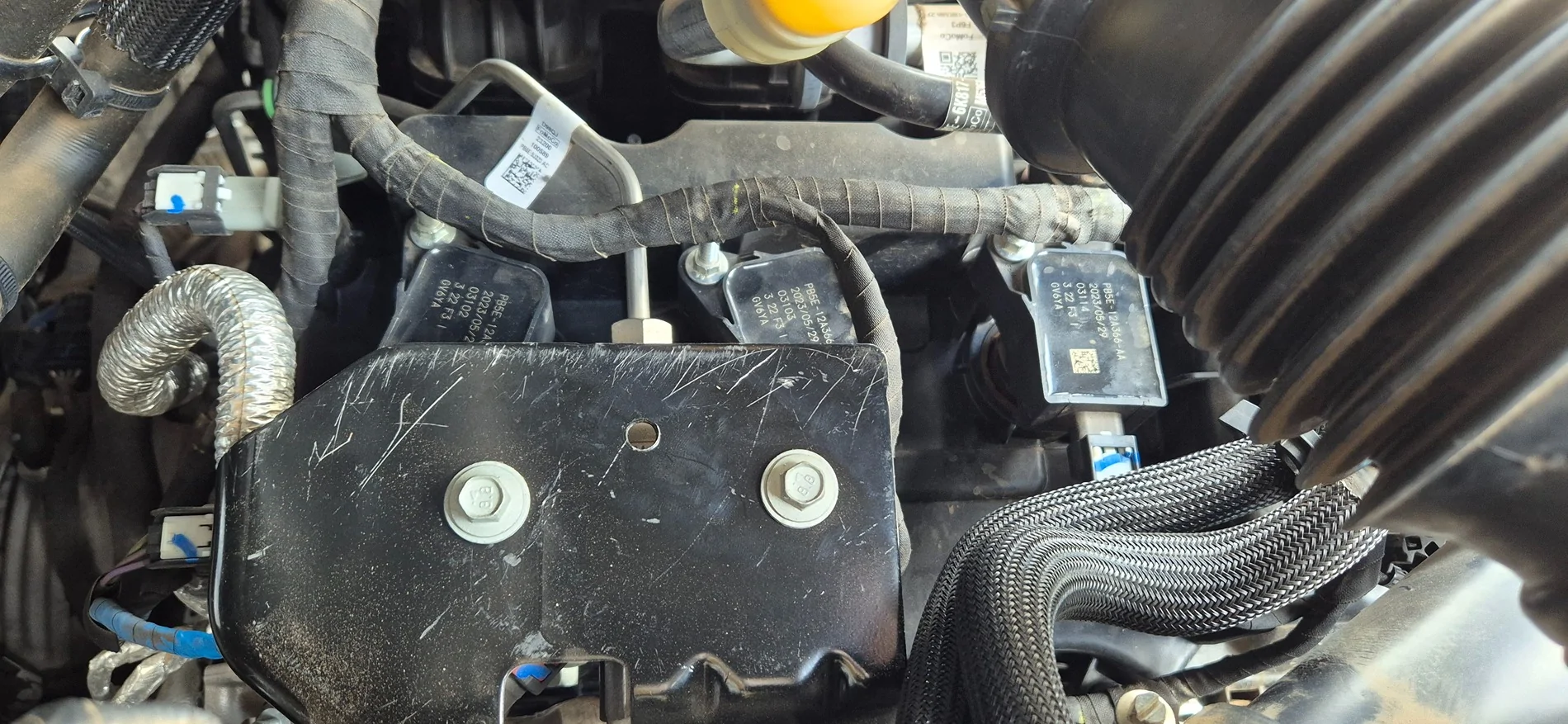 Ford Ranger Ranger Raptor Spark Plug Change Help 1 2 3 coil on plug assemblies