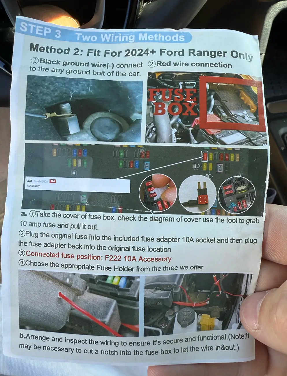 Ford Ranger Help With Amber Lighting for 2024 XLT Screenshot 2025-10-16 at 2.50.04 PM