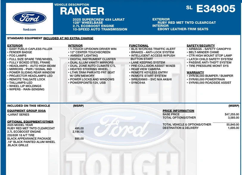 Ford Ranger 2026 Ranger / Ranger Raptor Changes Detailed (+ Full Order Guide) 1761165899352-fq