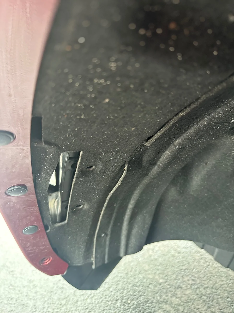 Ford Ranger Outer wheel liner in 2025 Lariat IMG_0974