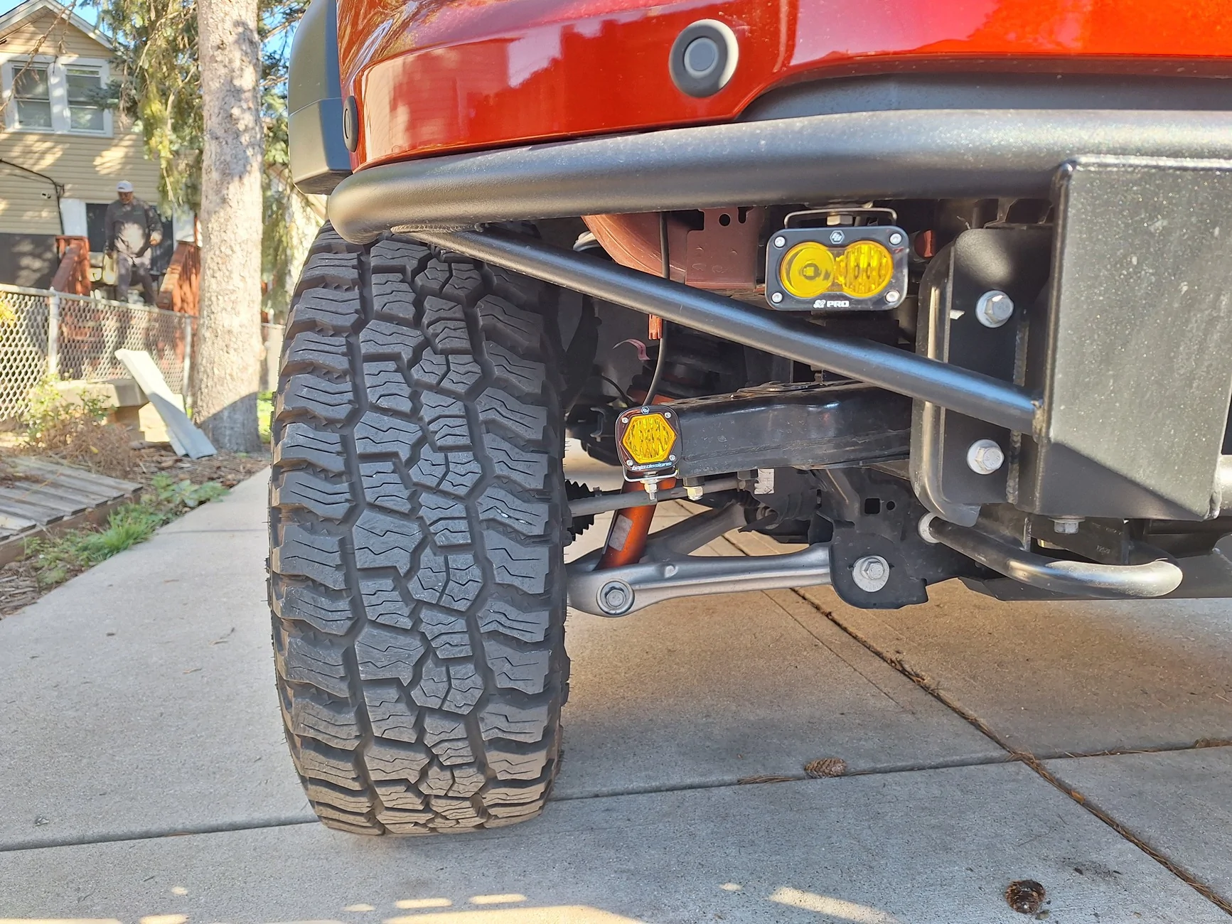 Ford Ranger Added baja designs s1 to unused crash bars. 1000002153