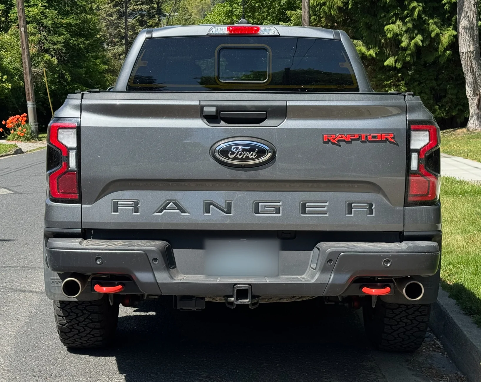 Ford Ranger Code Orange Tow Hook Covers Rear-Recovery-Code-Orang