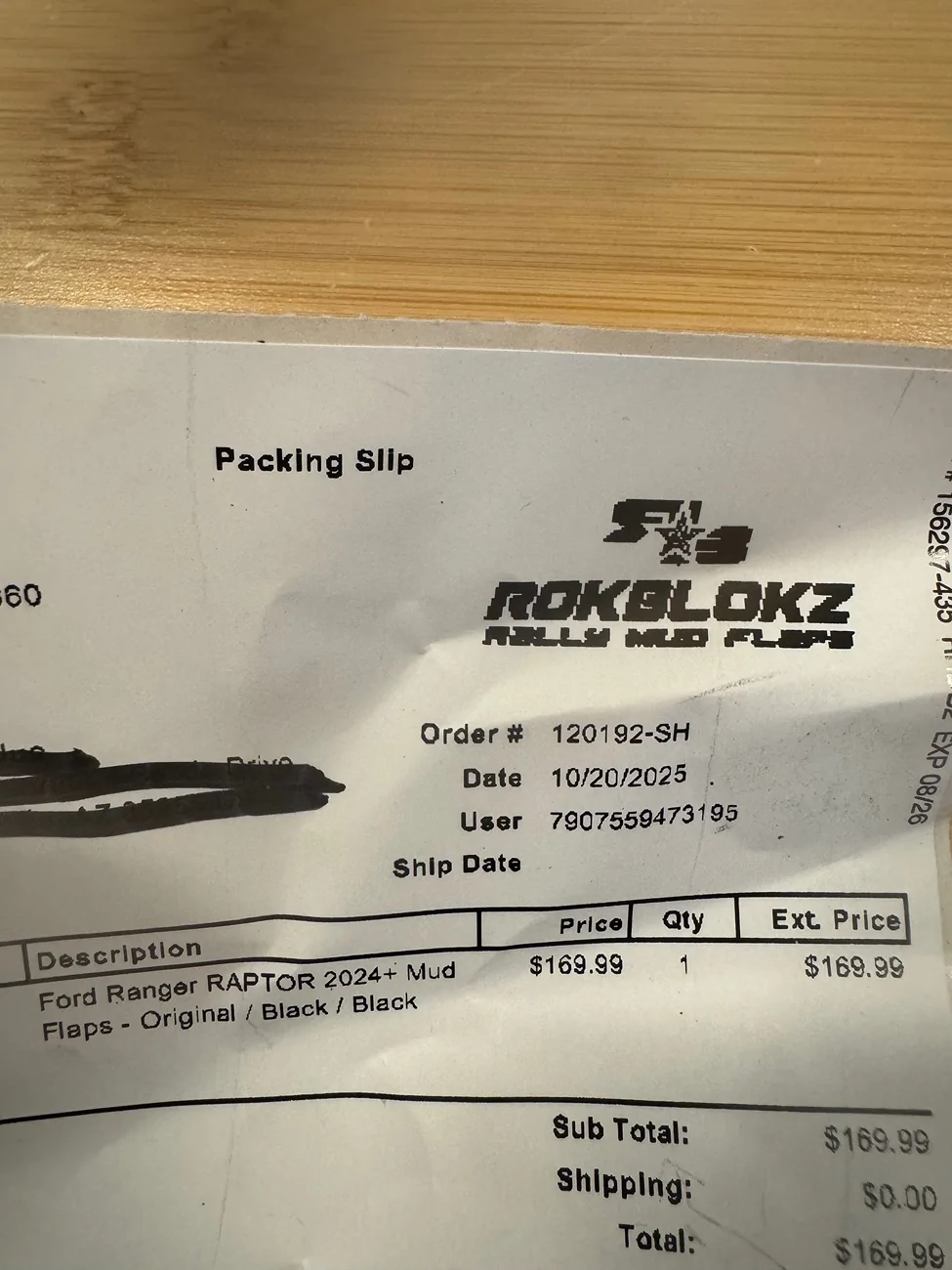 Ford Ranger ROKBLOKZ Mud Flaps for Ranger Raptor IMG_2765
