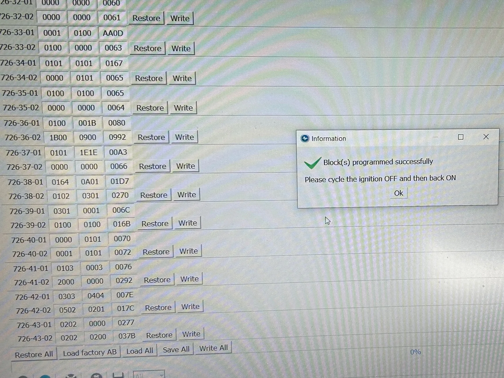Ford Ranger DRL Forscan Issue/Question IMG_1551