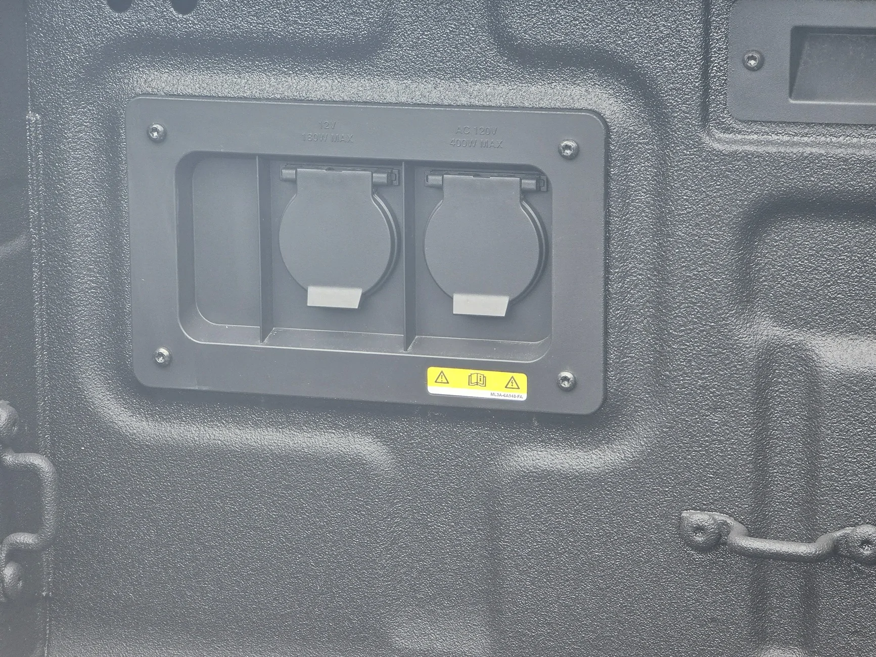 Ford Ranger 2025 XLT with a A.R.E. CX Classic truck cap installed 20240823_110122