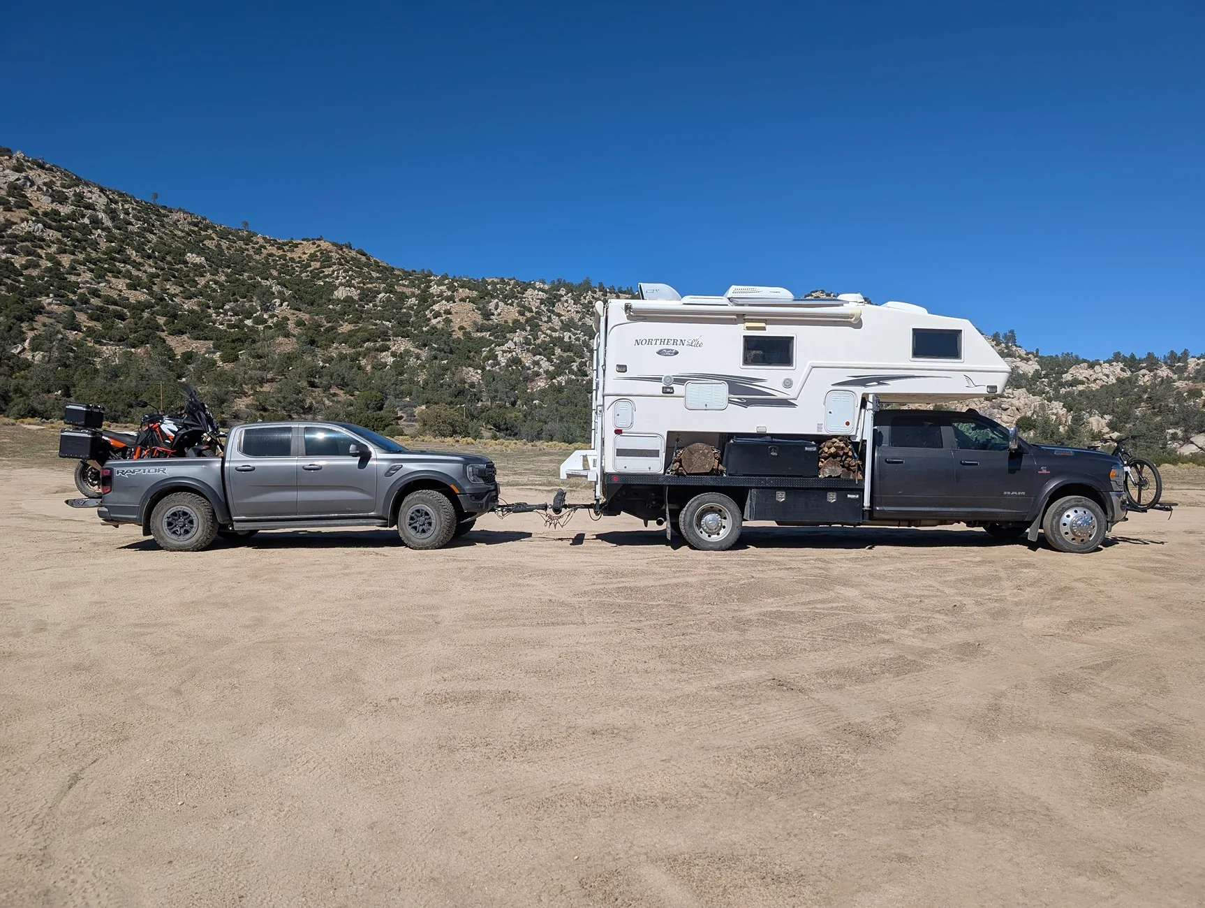 Ford Ranger 2025 Ranger 6G - 4-Wheel Flat Towing behind RVs - YES! PXL_20251020_202235242