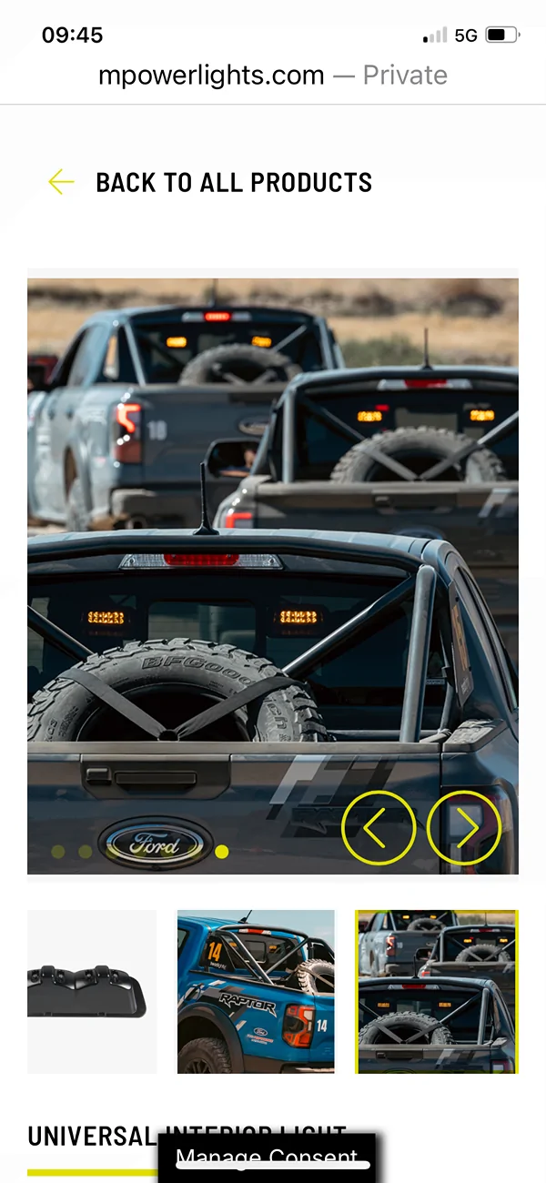 Ford Ranger Ranger Raptor Roll Bar — like the one used in assault school IMG_0155