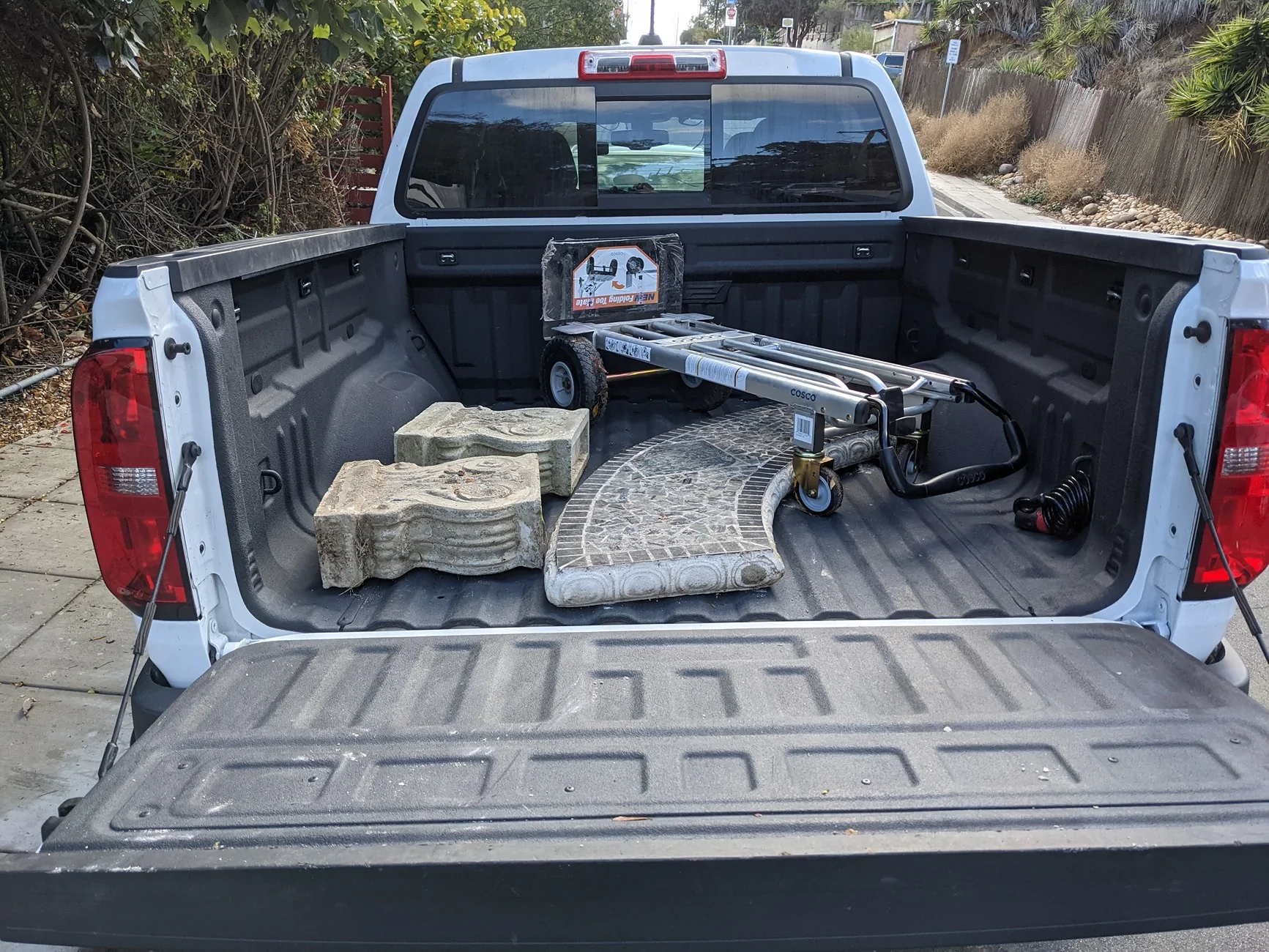 Ford Ranger flush mount retractable bed tie down anchor points for use with tonneau cover like bull rings PXL_20201229_203219409.MP