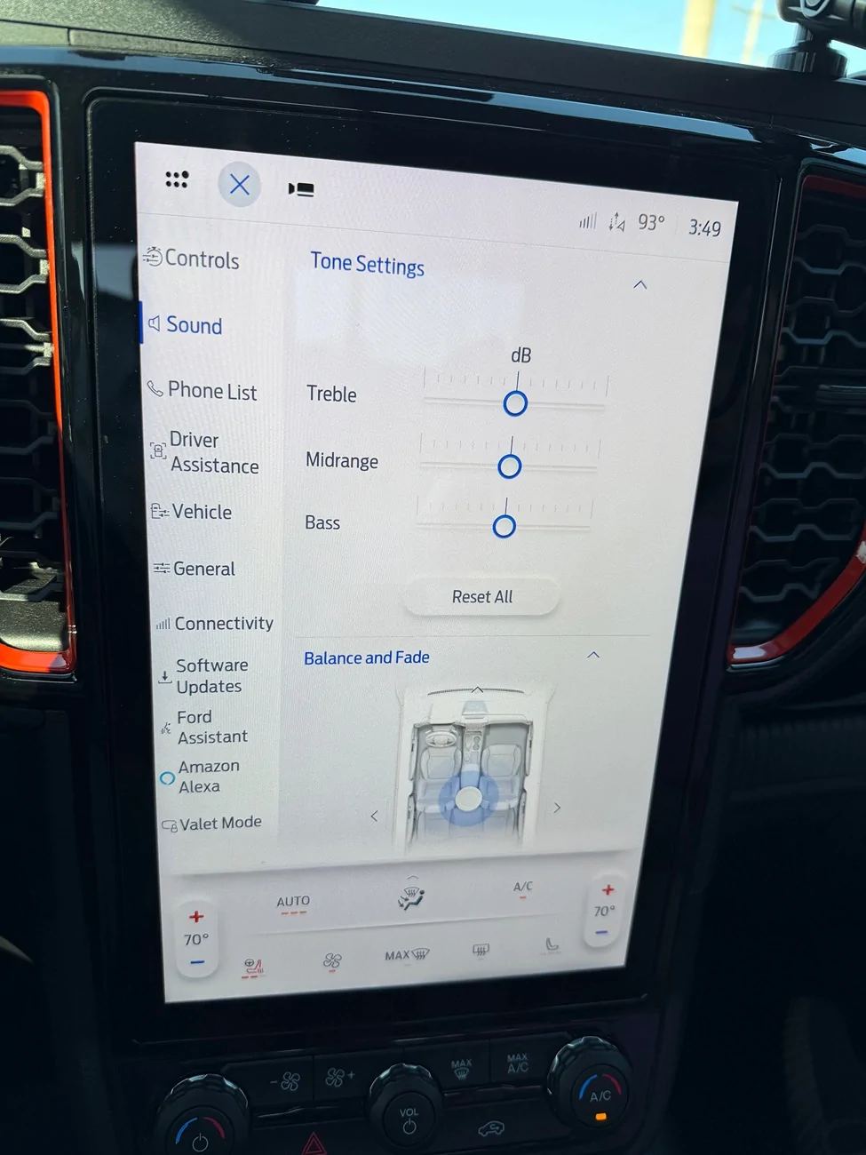 Ford Ranger B&O Audio tone settings change..... On their own? IMG_8206