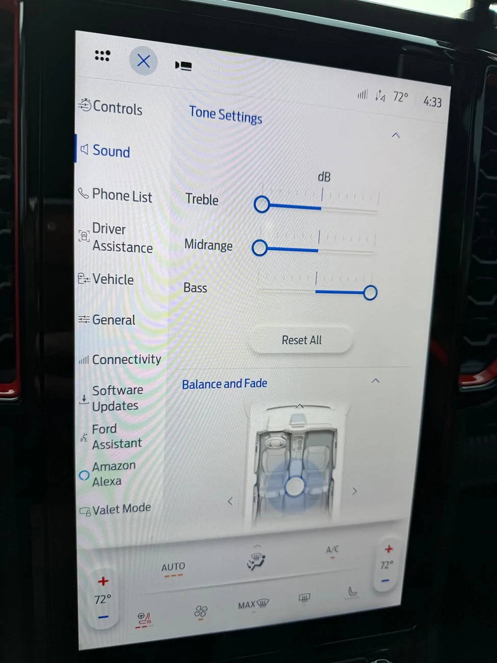 Ford Ranger B&O Audio tone settings change..... On their own? IMG_8216