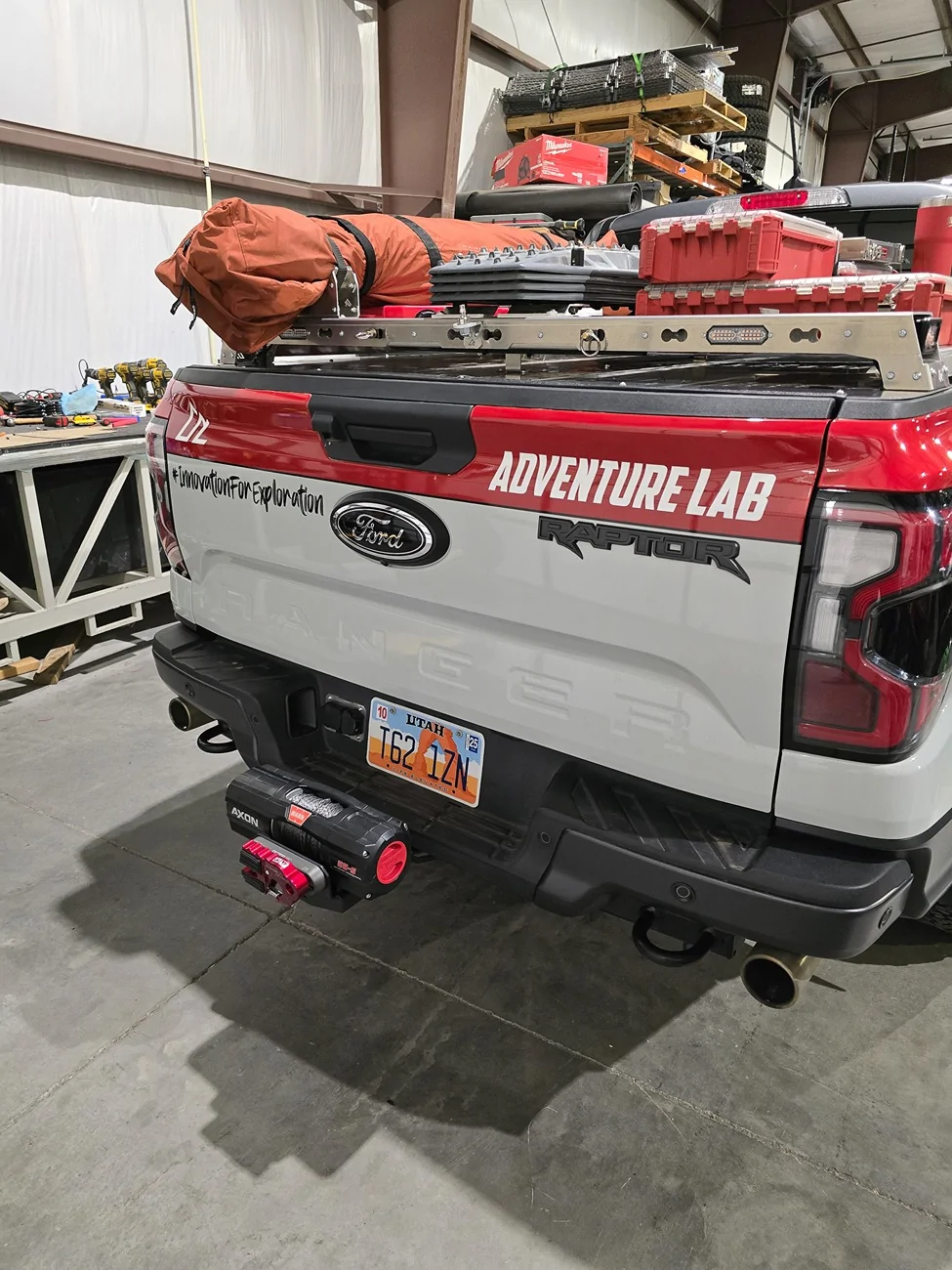 Ford Ranger Portable Hitch Winch Wiring - Aux Switches 20250510_180605