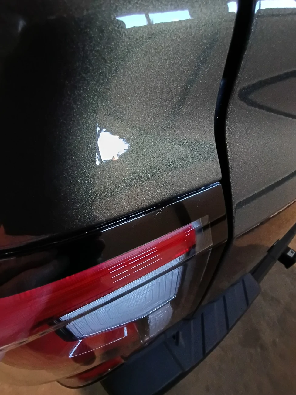 Ford Ranger Paint chipping above the tail light IMG_20251111_155956680