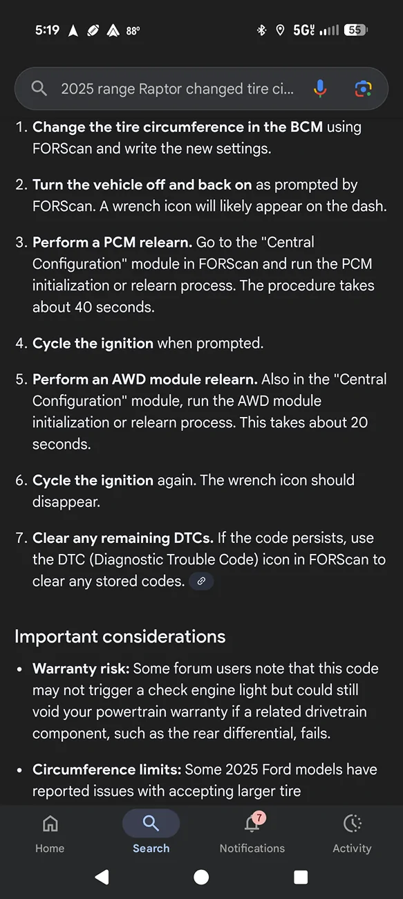 Ford Ranger Unable to reset DTC with ForScan -- am I missing something? Screenshot_20251019-171949