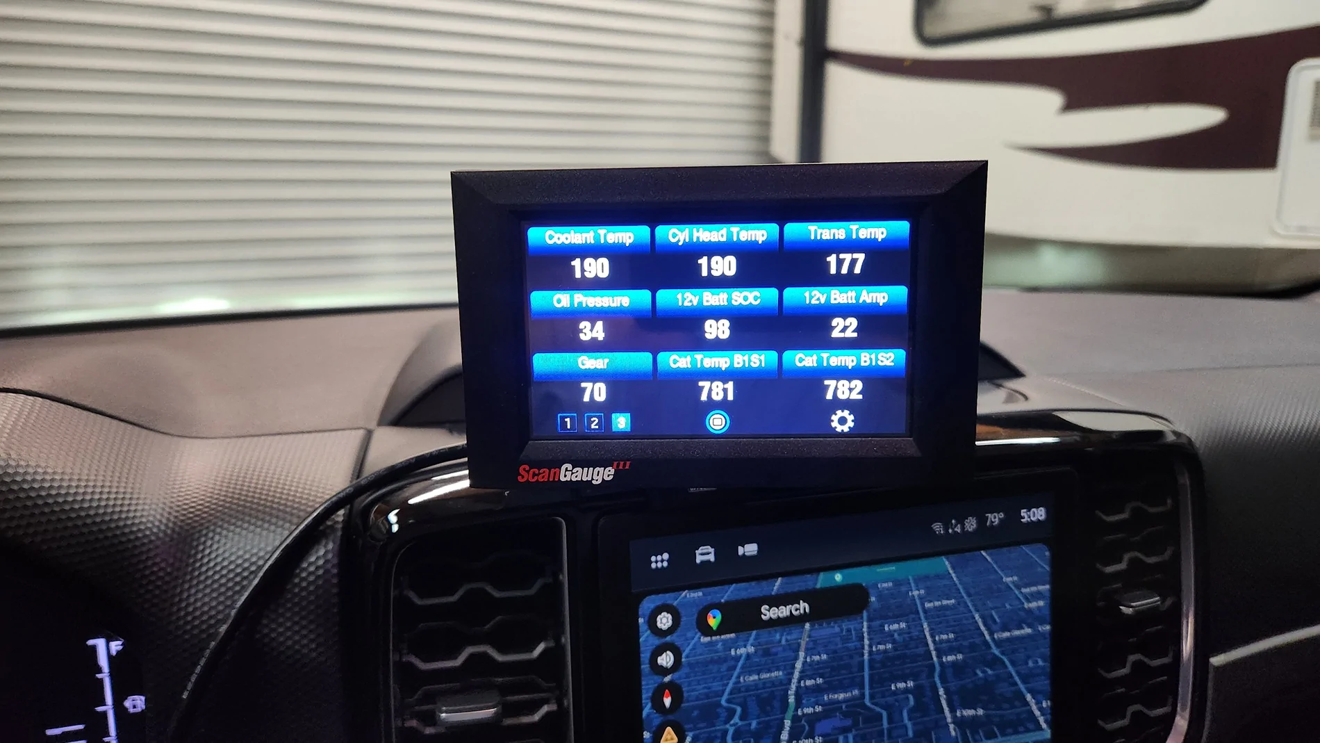 Ford Ranger Scangauge III SG3blue2