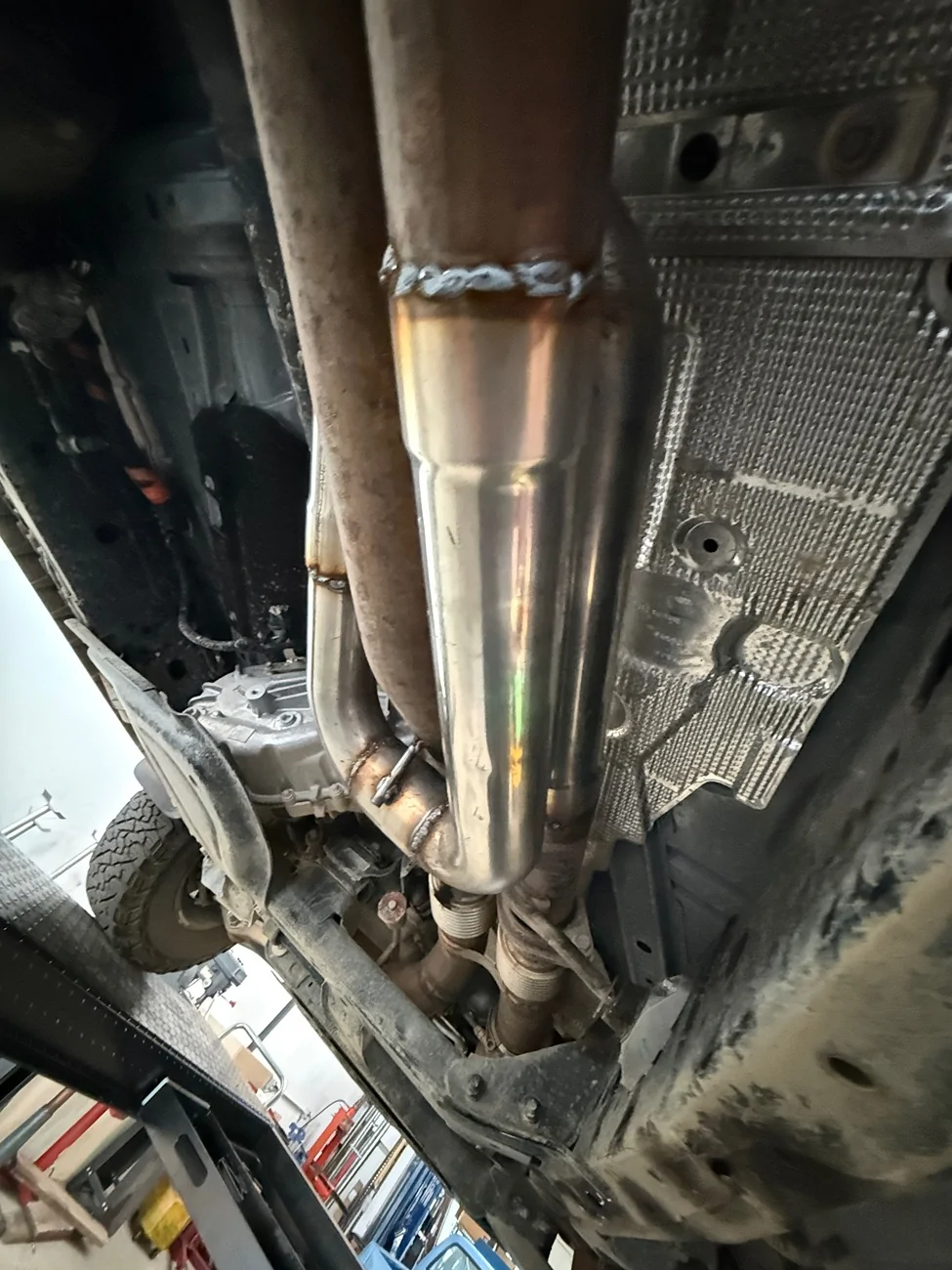 Ford Ranger Equal Length Trombone Exhaust Mod Installed w/ Sound Clip Video IMG_5834