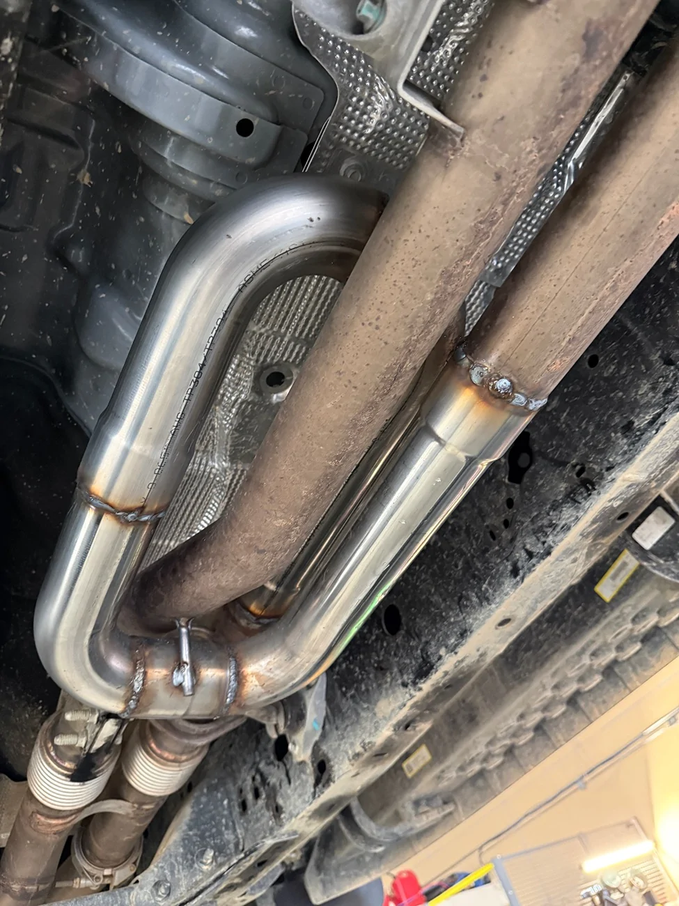 Ford Ranger Equal Length Trombone Exhaust Mod Installed w/ Sound Clip Video IMG_5832