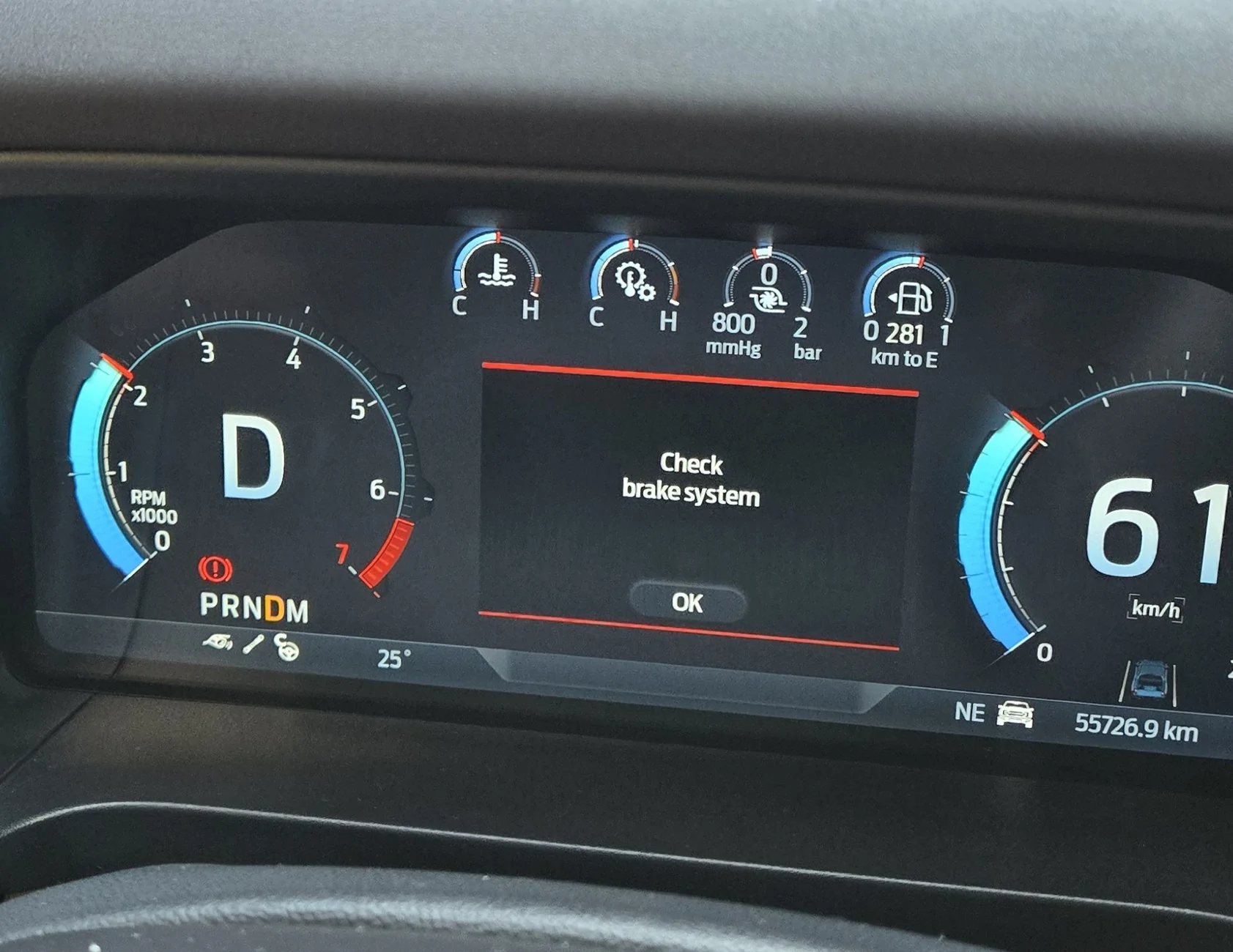 Ford Ranger Complete Brake Failure while driving... TWICE! 2023 Ford Ranger Raptor (GCC/ Kuwait) msg1