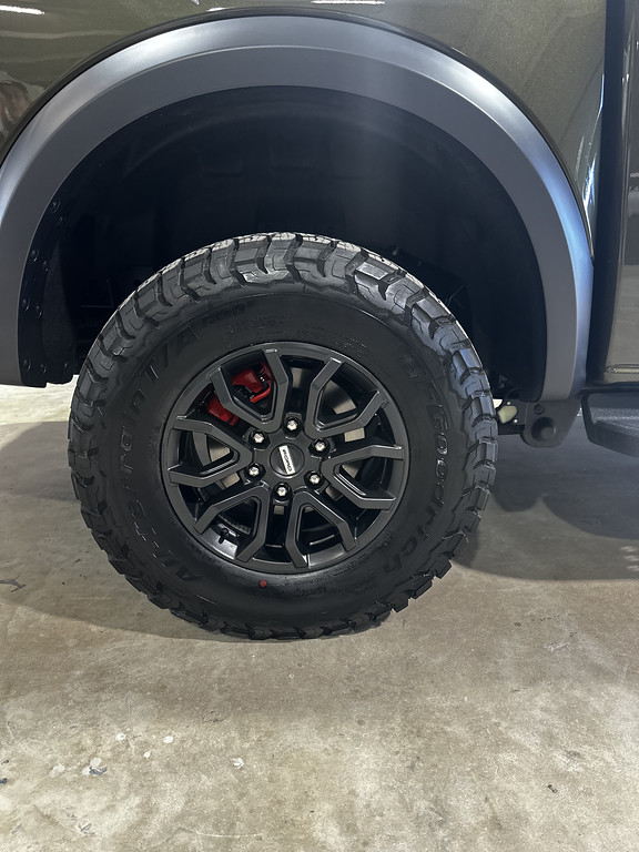 Ford Ranger Exterior mods: painted exhaust, tow hooks, calipers + rhino lined lower grill and skid plate IMG_6022-XL