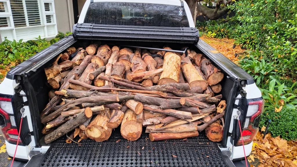 Ford Ranger Waterproof tonneau cover RangerWithFirewood