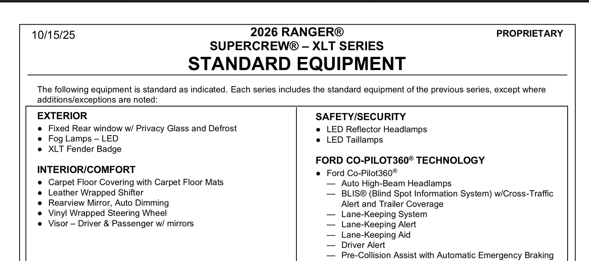 Ford Ranger 2026 upgrades IMG_5992