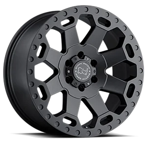 Ford Ranger Lots of new Ford OEM wheels options compatible with our Rangers. Black-Rhino_wheel_139235_1000_front