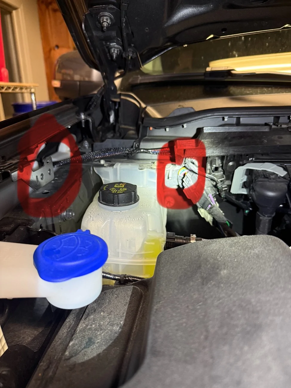 Ford Ranger Factory ground engine bay locations IMG_6169