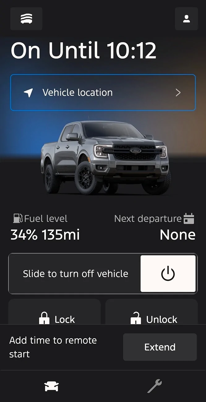 Ford Ranger Fordpass Climate Control Screenshot_20251125_095742_Ford