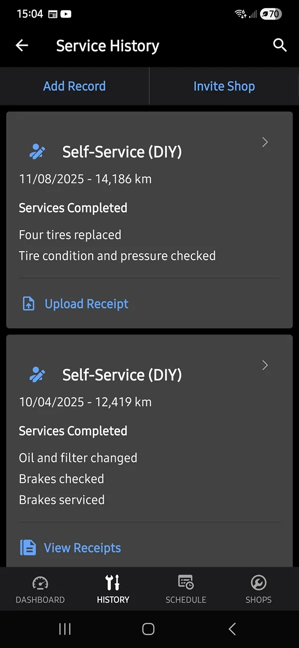 Ford Ranger Oil swapping - Full Syn vs Syn Blend Screenshot_20251125_150435_CARFAX Car Car