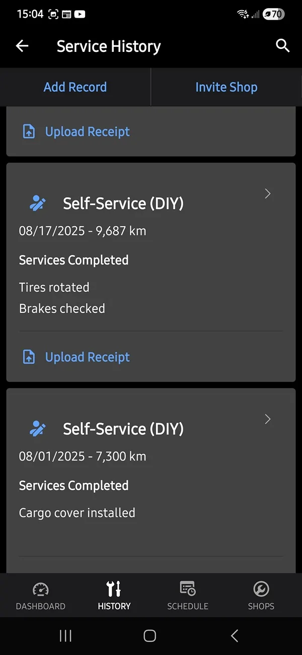 Ford Ranger Oil swapping - Full Syn vs Syn Blend Screenshot_20251125_150445_CARFAX Car Car