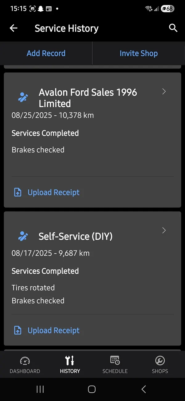 Ford Ranger Oil swapping - Full Syn vs Syn Blend Screenshot_20251125_151512_CARFAX Car Car