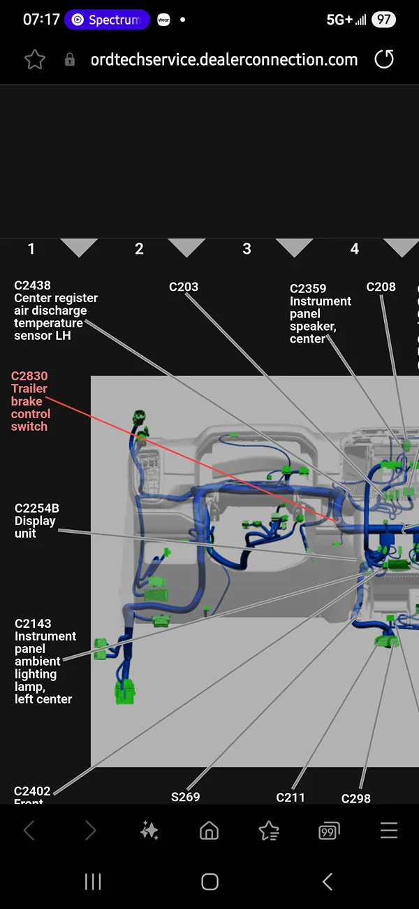 Ford Ranger wires for trailer brake controller '24 Ranger? Screenshot_20250516_071707_Samsung Internet