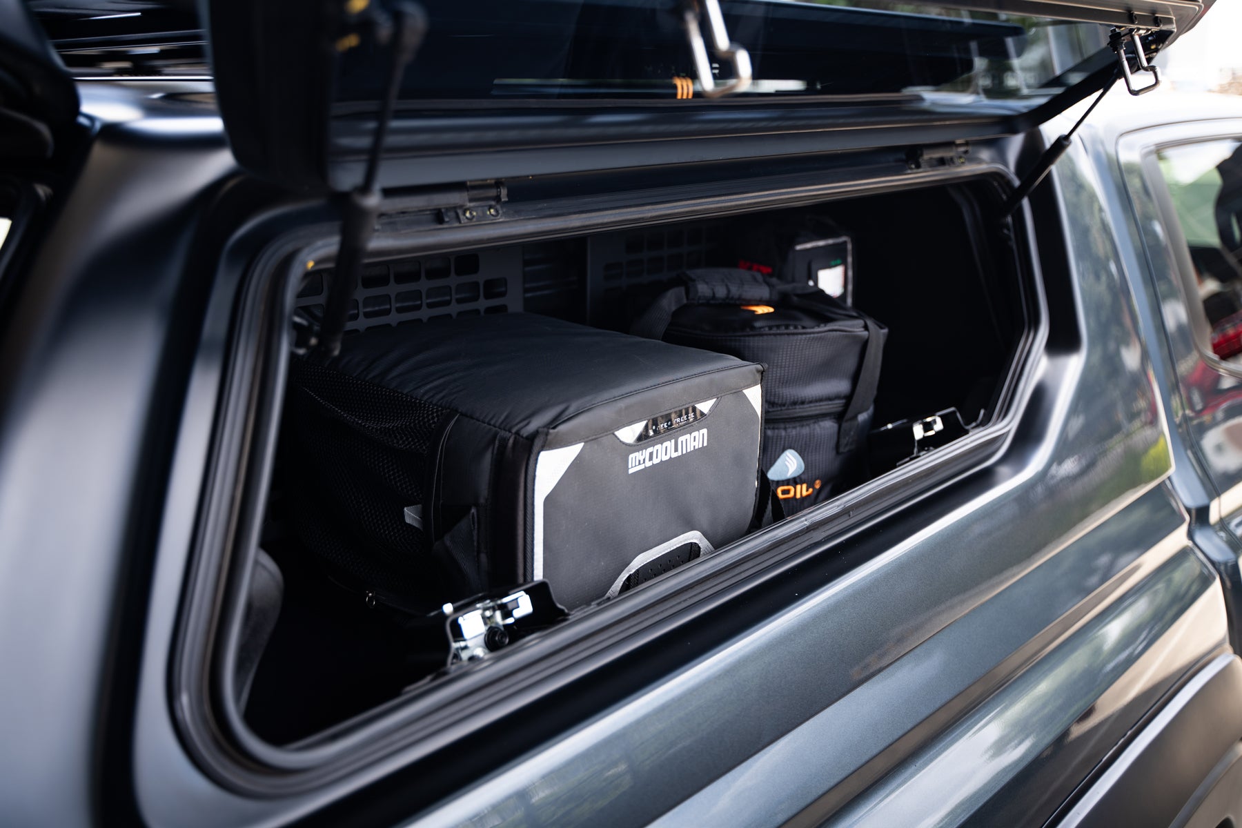 Ford Ranger Maxliner Venture Canopy Installed on 2025 Ranger Raptor Maxliner-Venture-Canopy-Window-Box-2