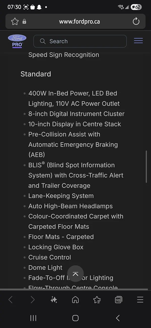 Ford Ranger How to get refund for 110v/12v plug in bed? Screenshot_20251202_073018_Samsung Internet