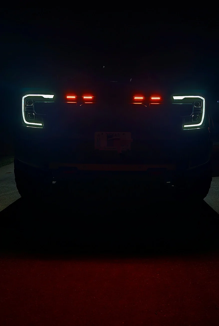 Ford Ranger Raptor LED grill lights 20251130_184245