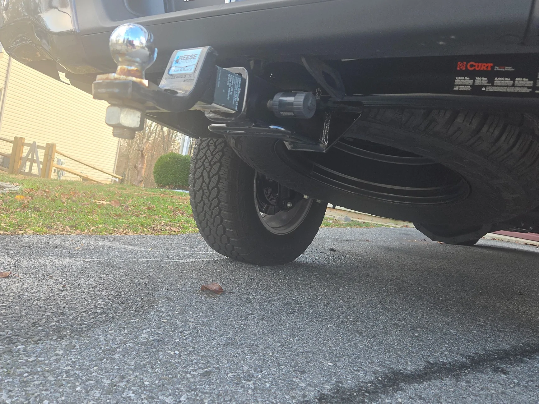 Ford Ranger Curt Hitch installed easy peasy 20251204_142535
