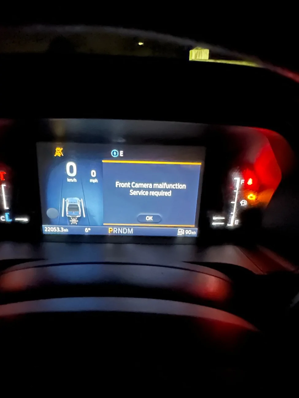 Ford Ranger Fault messages IMG_1649