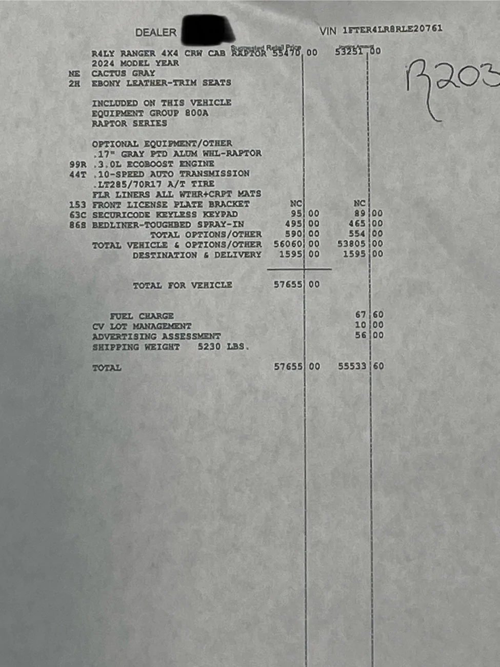 Ford Ranger What to expect - markup? under MSRP? IMG_2047