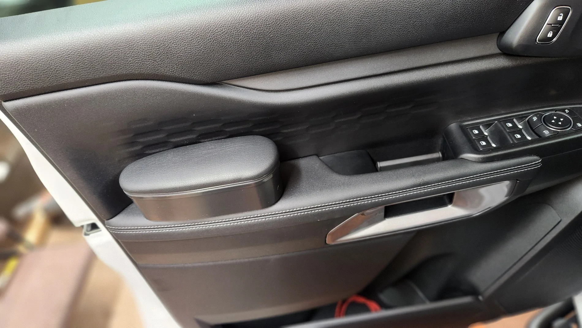 Ford Ranger Cheap add-ons for comfort and organizing armrest